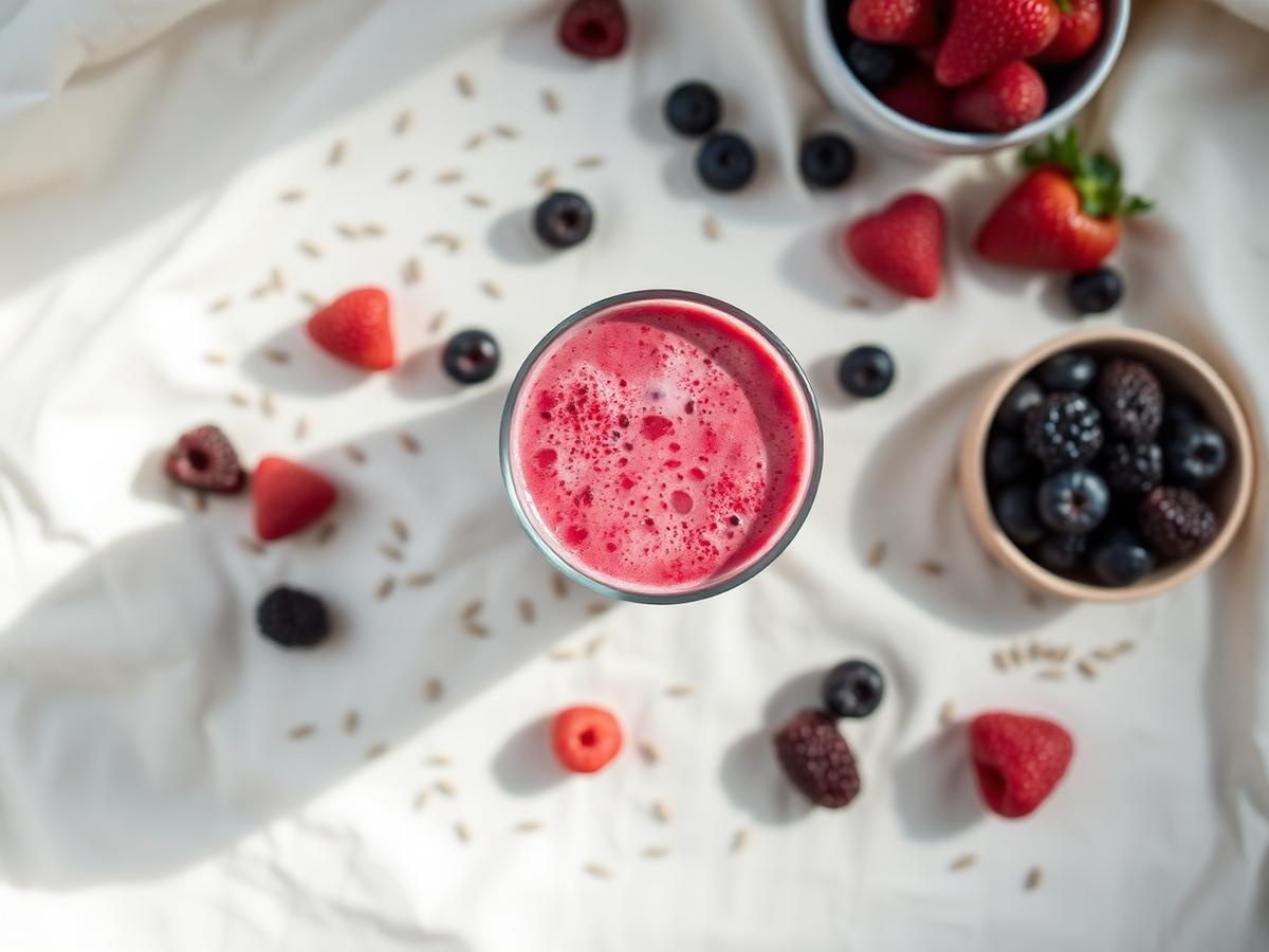 Berry Kefir Gut Smoothie