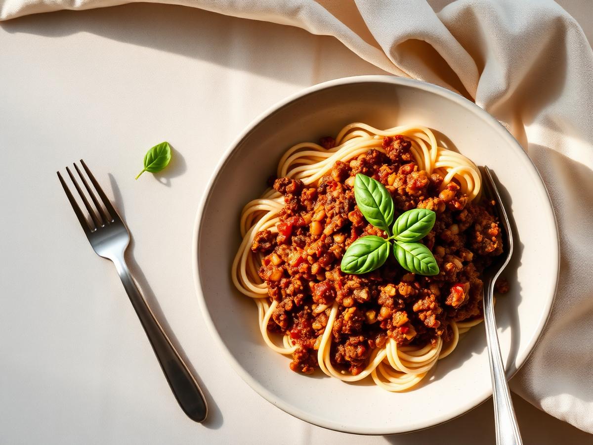 Lentil Walnut Bolognese
